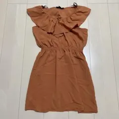 オレンジ　Tシャツ　タンク　チュニック