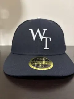 【WTAPS】コラボ22AW ×NEW ERA WTロゴ刺繍 キャップネイビーのサムネイル