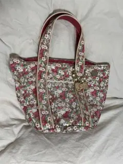 【希少品】Samantha リバティ ハローキティ 花柄 ハンドバッグ チャーム