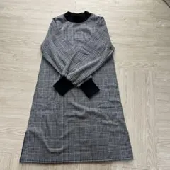 しまむら ひざ丈ワンピース