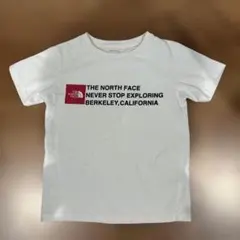 THE NORTH FACE Tシャツ ホワイト 130cm