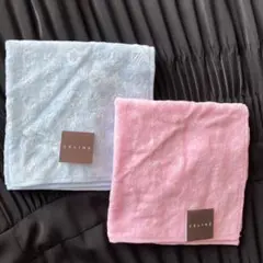 未使用　セリーヌ　タオルハンカチ2枚セット