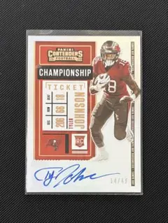 Tyler Johnson 14/49 チャンピオンシップチケットカード