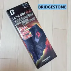 【新品】ブリヂストン メンズゴルフ手袋 ウォームグローブ　両手用 ブラック M