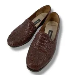未使用✨BALLY レザーローファー モカシン レディース Dブラウン 23cm 未使用✨BALLY レザーローファー モカシン レディース Dブラウン
