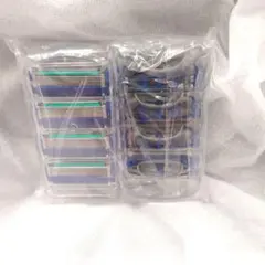 ジレットフュージョン 互換品 8個 ブルー 替刃 5枚刃 プログライド 剃刀