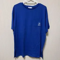helmロゴ入り 青 Tシャツ