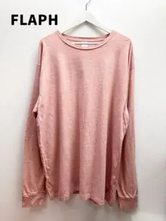 flaph 赤　長袖カットソー