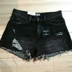 新品 送料込み☆マウジー ブラックショートパンツ
