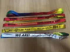 WEST. ジャニーズWEST 銀テ 5本フル