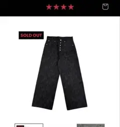パンツ 9/S PROJECT BUTTON FLY DENIM - BLACK S BUTTON FLY DENIM - BLACK – 9/S PROJECT