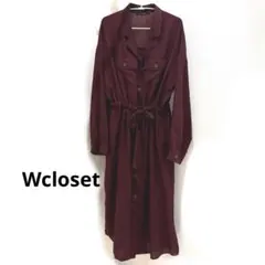 ウエストシャーリングワンピース