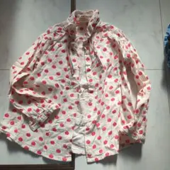 Reddy Apple Seed りんご柄 長袖シャツ 120