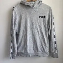 【早い者勝ち】PUMA グレー フード付きパーカー Mサイズ