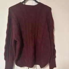 Rose Farm ニットセーター 赤