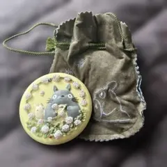 となりのトトロ 鏡 ＆巾着袋