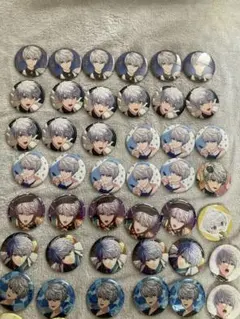 ナカまであいして展 百瀬あん先生 グリッター缶バッジ デート 常盤 楪 24点 ナカまであいして展 百瀬あん先生 グリッター缶バッジ デート 常盤 楪