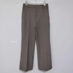 美品 フレームワーク なめらか 裏起毛 フレア パンツ 後ろゴム