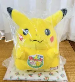 【新品未使用】ポケモン 30周年記念 おかえり!ピカチュウ1/1 ぬいぐるみ