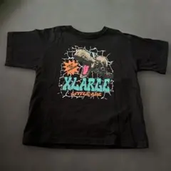 X-LARGE 黒 Tシャツ グラフィックプリント