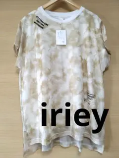 iriey シアー レイヤード Tシャツ F