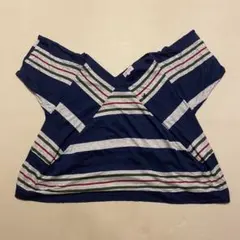 オーブ　変形デザイン Vivienne Westwood ボーダー カットソーのサムネイル
