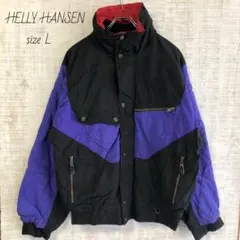 HELLY HANSEN ナイロンジャケット Lサイズ　刺繍ロゴ　ヘリーハンセン