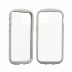 新品 未使用 iPhone 12 mini 耐衝撃 ハイブリッド ケース グレー