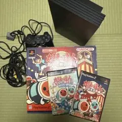 プレステ2本体 太鼓の達人 あっぱれ三代目 タタコン同梱セット 四代目付