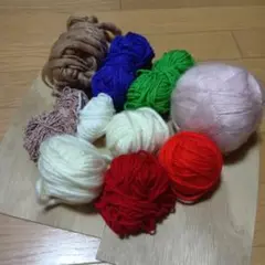毛糸玉 10個セット 多色