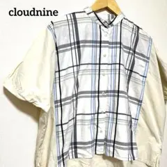 cloudnine半袖ブラウス／チェック柄のサムネイル