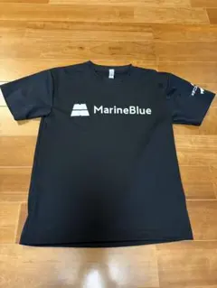 MarineBlue 黒 Tシャツ テニスデザイン