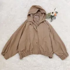 しまむら Linoluce マウンテンパーカー L ベージュ