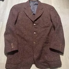 Filli Cardanda 茶色 テーラードジャケット ネップ糸