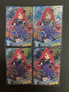 ひみつのアイプリ　サクラ　☆4 ゴーストハロウィン　4枚