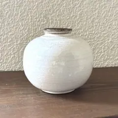 萩焼 大型白釉大壺 造形花立 鬼萩花瓶 飾壺 重さ6.3㎏ - メルカリ