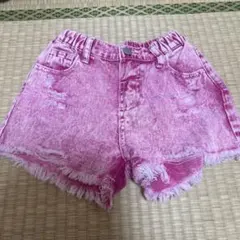 SHEIN ピンクデニムショートパンツ サイズ6Y