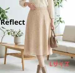 【新品タグ付】Reflect フレアスカート L 上品 リフレクトのサムネイル