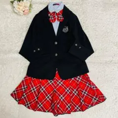 Lovetoxic 卒服　160　金ボタン　ブレザー　4点セット　チェック　女子