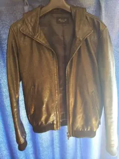 ユナイテッドアローズ フード付きライダースジャケット