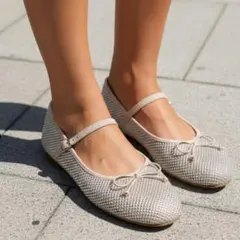 ZARA メリージェーン フラットシューズ 23cm アウトレット未使用品