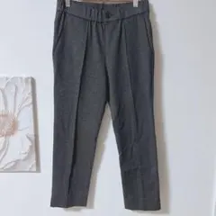 ジョルジュレッシュ　カジュアルパンツ ウエストゴム　ストレートパンツ　グレー M
