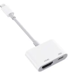 iPhone hdmi変換ケーブル i-Phone テレビに映す