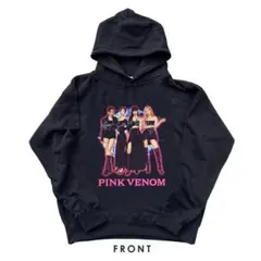 PINK VENOM フォトプリント パーカー