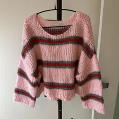 COCO DEAL Luxe ボーダーニット 長袖