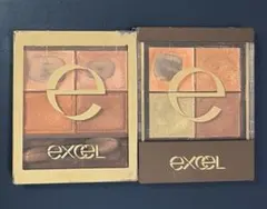 エクセル2点　スキニーリッチシャドウ SR12、リアルクローズシャドウCS05