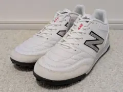 新品未使用 ニューバランス442 V2 サッカーシューズ ホワイト 26.5cm