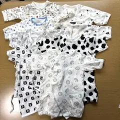 まとめ売り　男の子　50〜60 ロンパース　ベビー長袖コンビ肌着セット