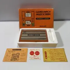 ゲームウォッチ マルチスクリーン 任天堂DK-52 ドンキーコング 1982 箱のサムネイル