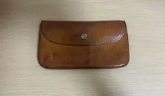 ブルーブルーエ　シボ長財布　マスタードのサムネイル